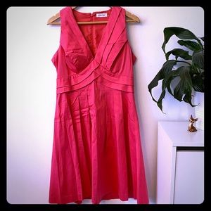 Calvin Klein pink a-line dress